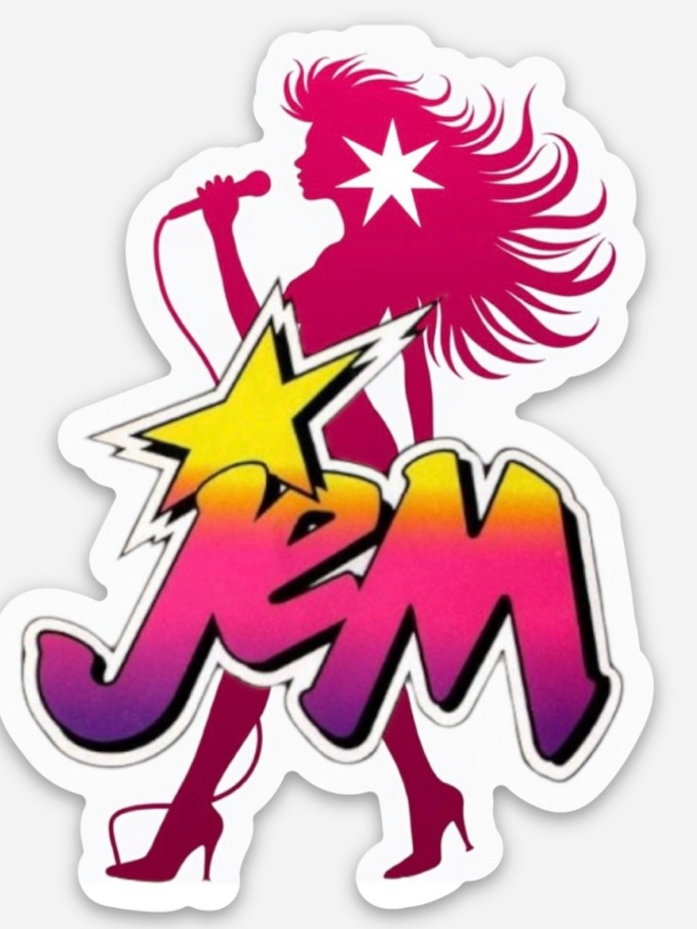 Jem 3” Vinyl Die Cut Sticker